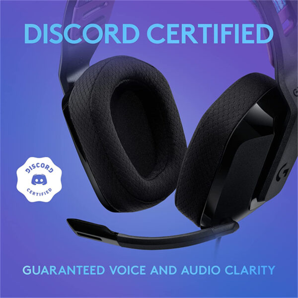 Logitech G335 Wired Gaming Headset (Black) Lightweight Design, Memory Foam Ear Cups - Image 9