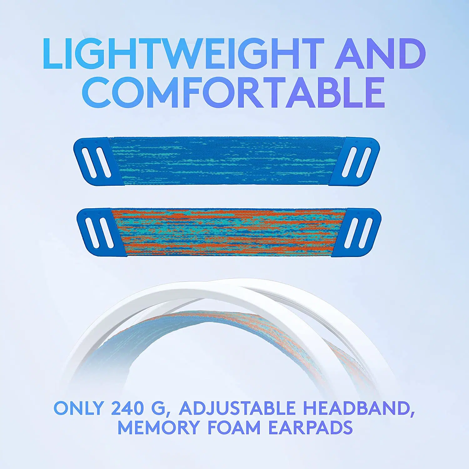 Logitech G335 Wired Gaming Headset (White) Lightweight Design, Memory Foam Ear Cups - Image 2