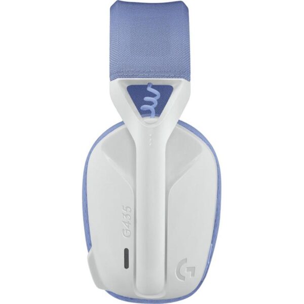Logitech G435 LIGHTSPEED & Bluetooth Wireless Gaming Headset (White) 18-Hour Battery, 165g Lightweight - Image 3