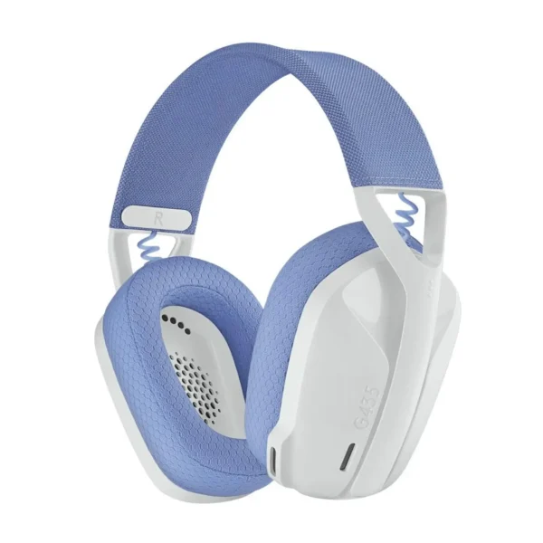 Logitech G435 LIGHTSPEED & Bluetooth Wireless Gaming Headset (White) 18-Hour Battery, 165g Lightweight - Image 5