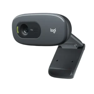 Logitech C270 HD Webcam 720p HD Video, Noise-Reducing Microphone, Universal Clip For Skype, Zoom, Teams