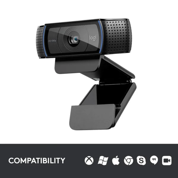 Logitech C920 HD Pro Webcam Full HD 1080p, Stereo Mics, Autofocus For Streaming, Zoom, Skype - Image 6