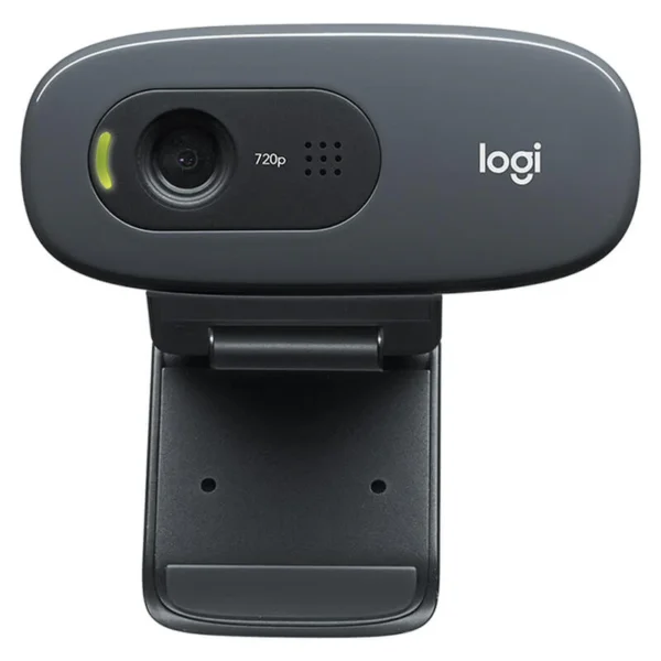 Logitech C270 HD Webcam 720p HD Video, Noise-Reducing Microphone, Universal Clip For Skype, Zoom, Teams - Image 4