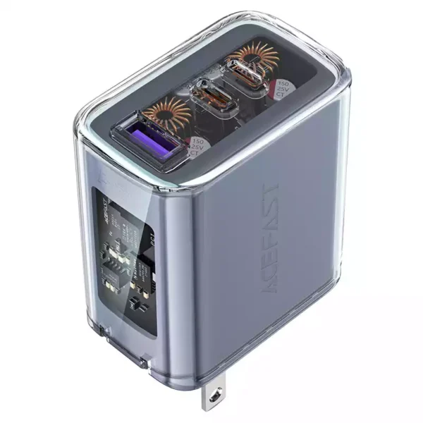 Acefast A47 65W GaN3 Fast Charger 3-Port (2xUSB-C + USB-A)