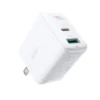 Acefast A7 PD32W Wall Charger USB-C 20W PD US Plug White