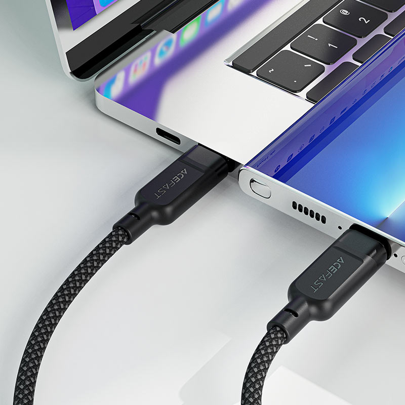 Acefast C5-11 100W Dual USB-C Charging Cable 1-to-2 Splitter (1.2 Mete) AI Power Distribution - Image 5