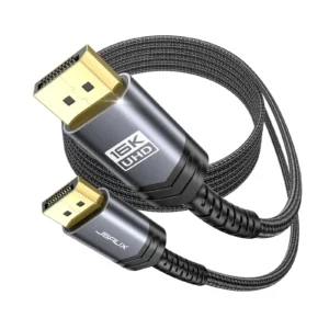 JSAUX DisplayPort 2.1 Cable 3 Meter 16K@60Hz 8K@120Hz