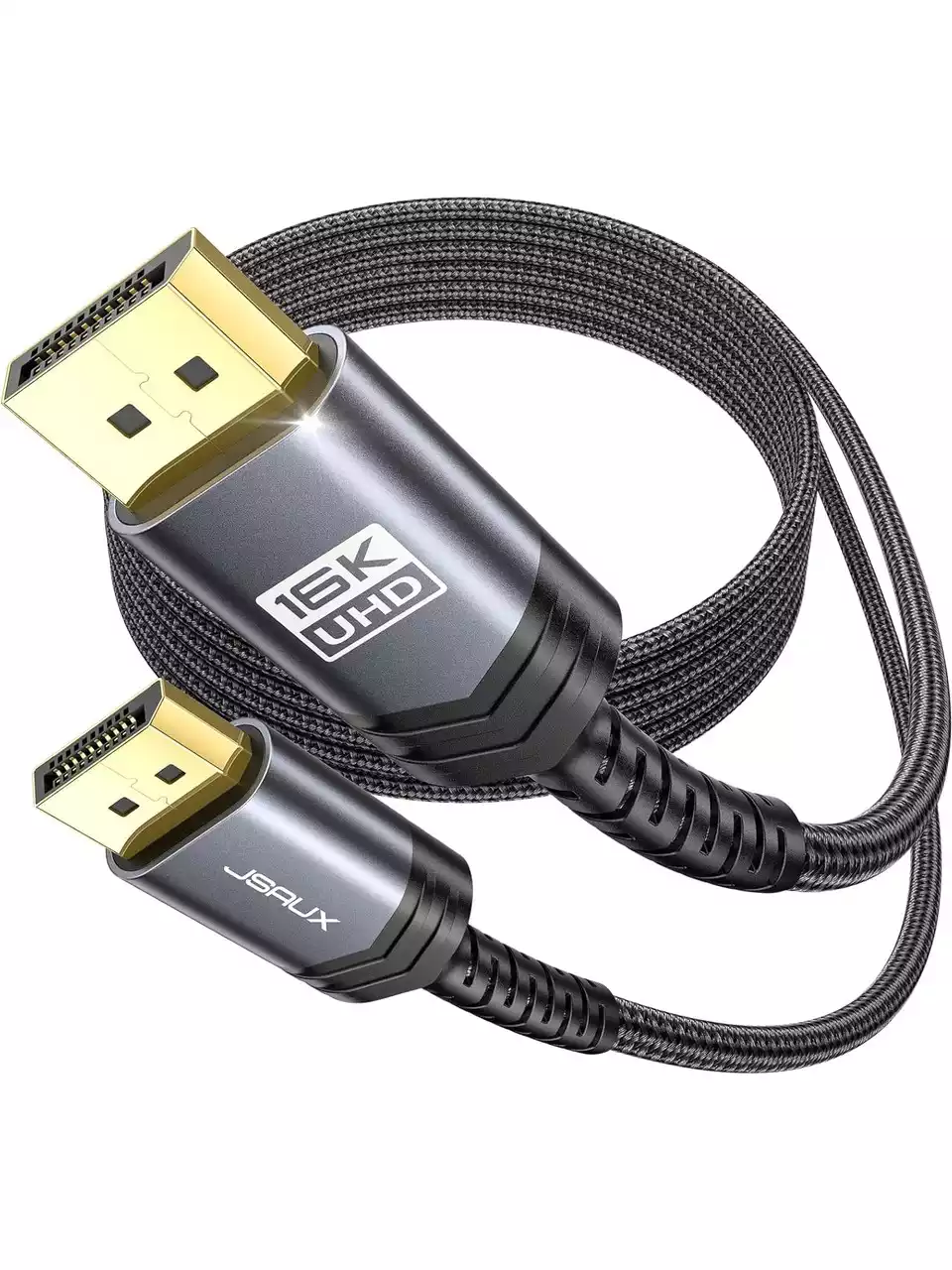 JSAUX DisplayPort 2.1 Cable 3m 16K@60Hz 8K@120Hz