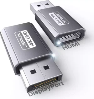 JSAUX DisplayPort to HDMI Adapter 2-Pack 4K@30Hz Converter