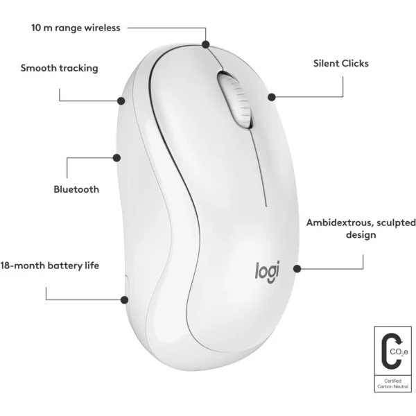 Logitech M240 Silent Bluetooth Wireless Mouse - Image 4