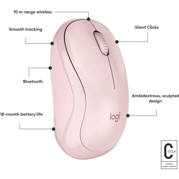 Logitech M240 Silent Bluetooth Wireless Mouse - Image 2