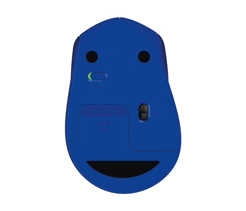 Logitech M331 Silent Plus Wireless Mouse Blue - Image 3