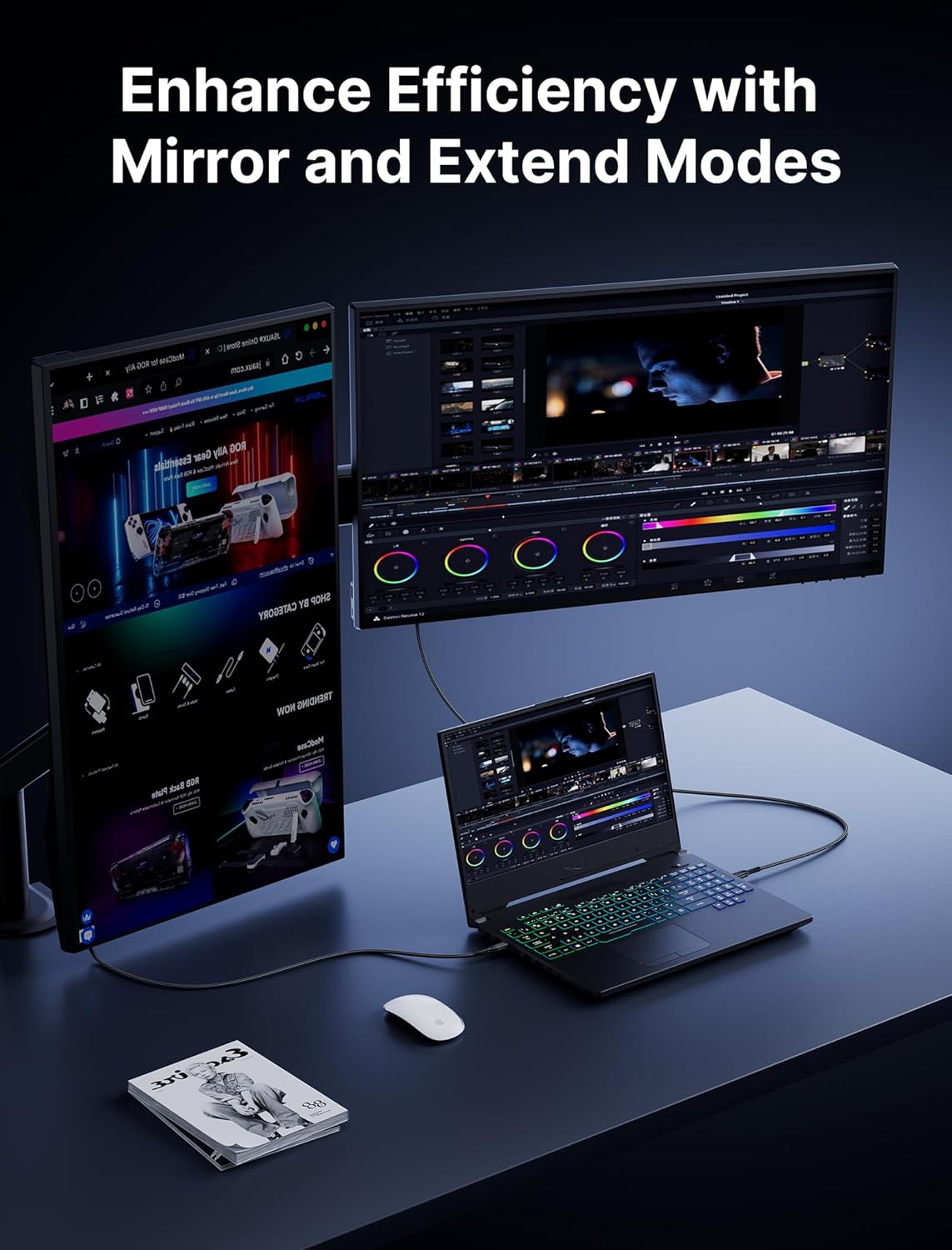 JSAUX USB-C to HDMI Cable (3 Meter) 4K@60Hz Ultra HD - Image 3