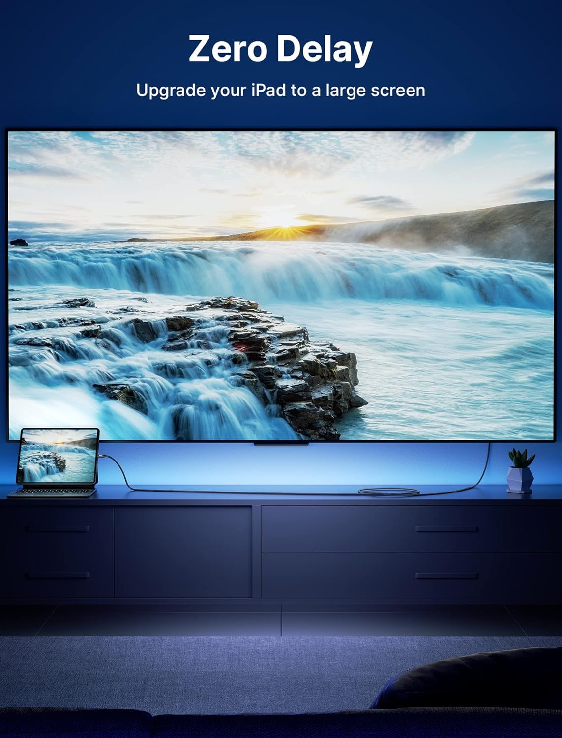 JSAUX USB-C to HDMI Cable (3 Meter) 4K@60Hz Ultra HD - Image 5