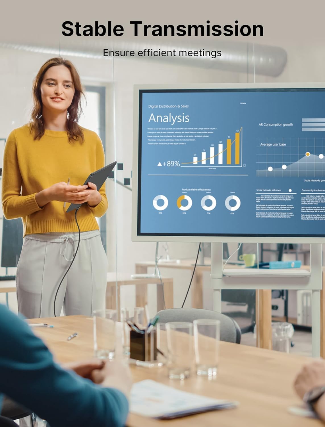 JSAUX USB-C to HDMI Cable (3 Meter) 4K@60Hz Ultra HD - Image 7