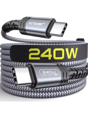 JSAUX 240W USB-C to USB-C Cable 3m  USB PD 3.1 E-Marker 2.0