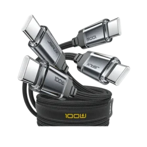 JSAUX Transparent 100W USB-C to USB-C Cable 2m