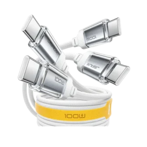 JSAUX Transparent 100W USB-C to USB-C Cable 2m