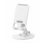 STABLE LS29 360 Degree Rotating Metal Phone Holder (Black/White) - White