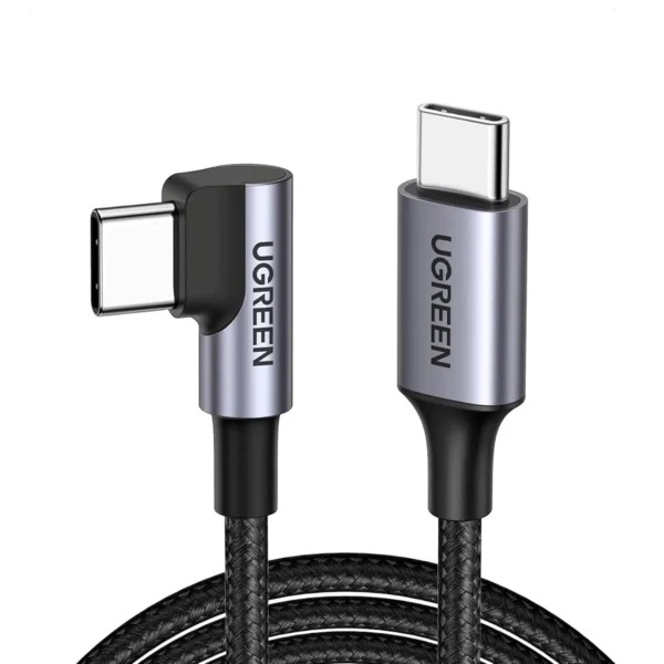 UGREEN 80714 60W USB C to USB C Cable 3 Meter 90 Degree