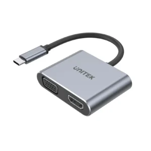 UNITEK D1049A uHUB Q4 Lite 4-in-1 USB-C Hub with MST Dual Display