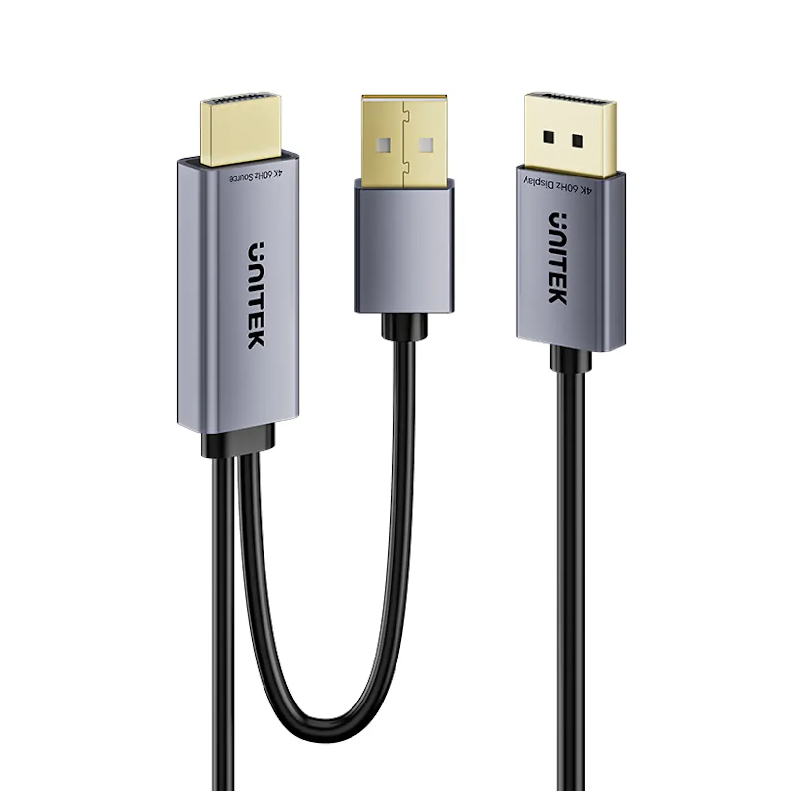 UNITEK Active HDMI to DisplayPort Cable 4K@60Hz (1.8 Meter)