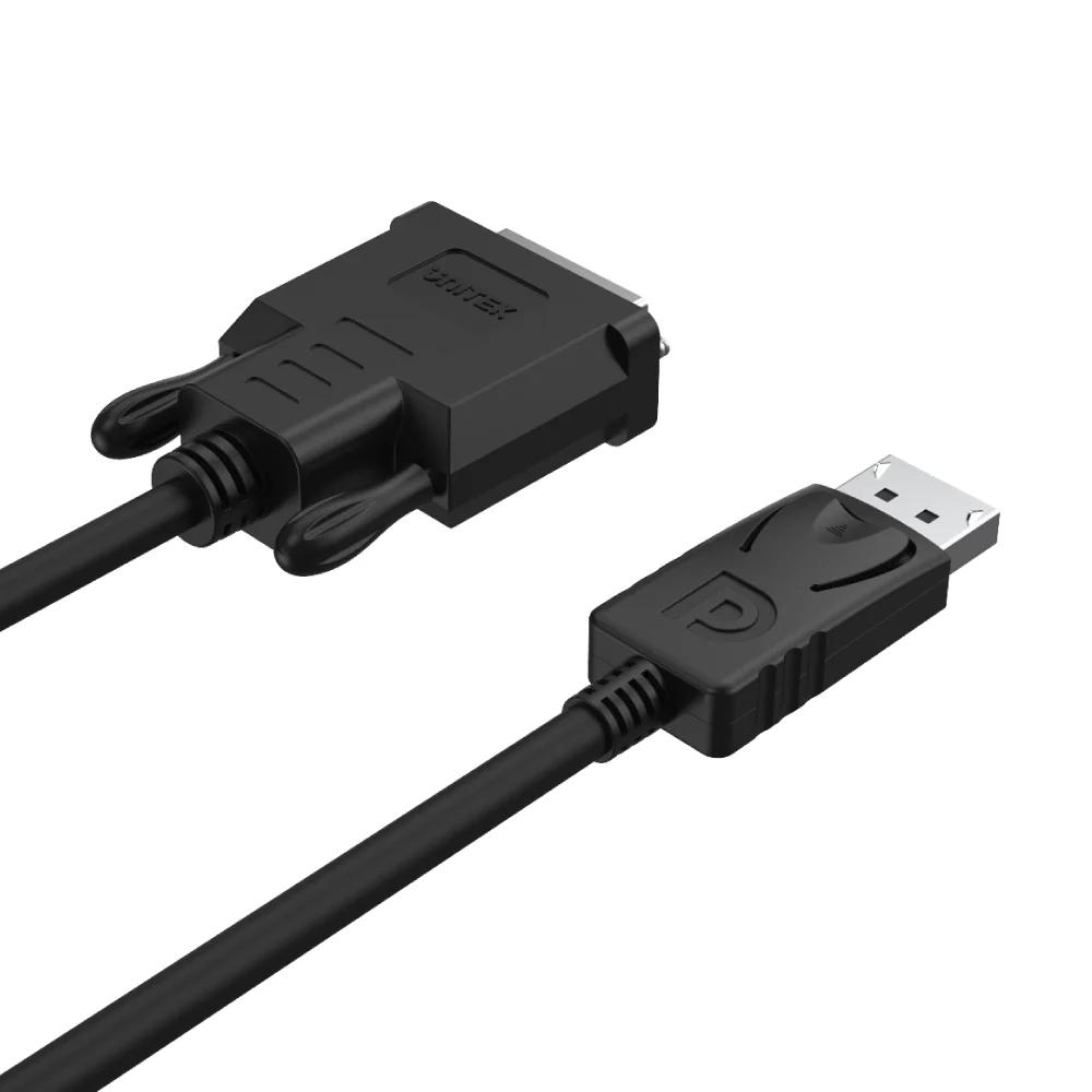 UNITEK DisplayPort to DVI-D Cable (1.8 Meter) 1920x1200 @60Hz Active Adapter Cable - Image 5