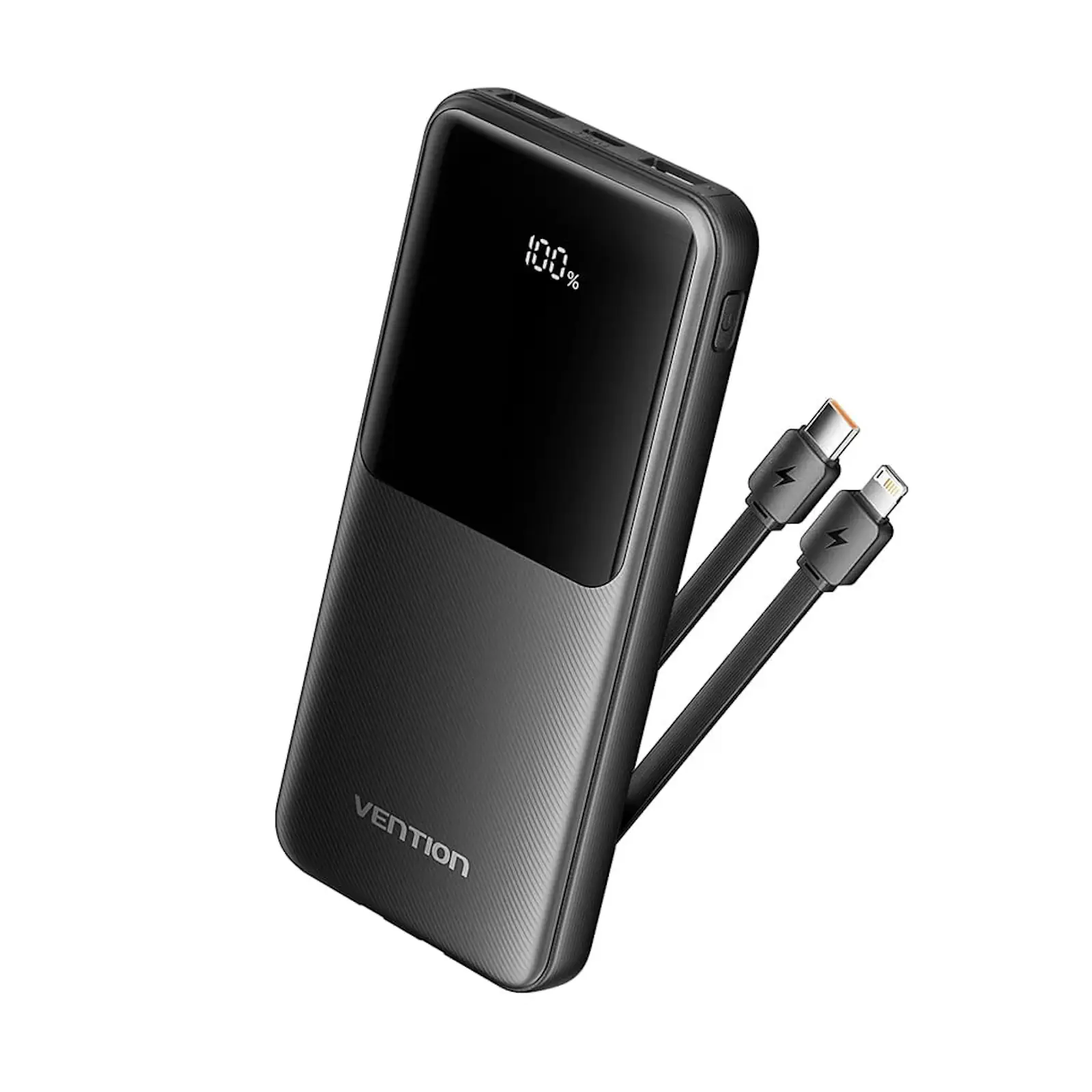 VENTION FHOB0 10000mAh Power Bank 22.5W Fast Charging with Built-in Cables (Black) for iPhone 17/16/15 /14 - Image 17