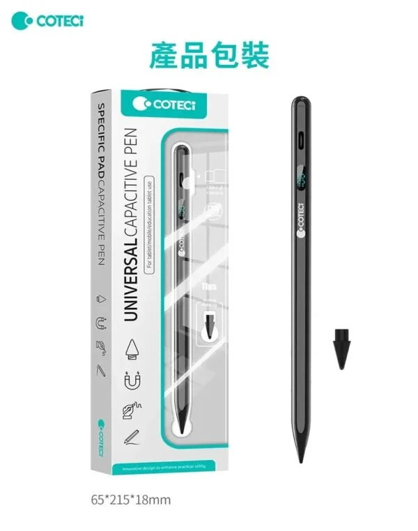 COTECi P7 Universal Active Stylus Pen with USB-C Fast Charging & Magnetic Attachment - Image 3