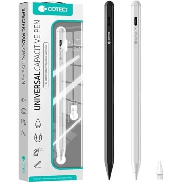 COTECi P8 Universal Active Stylus Pen with Tilt Function, USB-C Fast Charging & Magnetic Attachment - Image 4