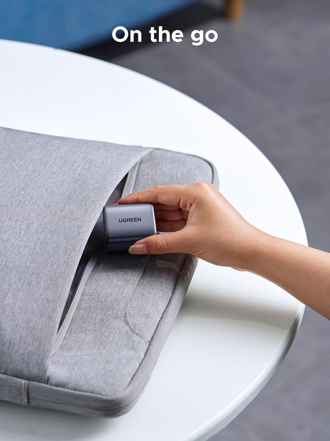 UGREEN 35108 35W USB C Nexode 2-Ports GaN Fast Charger US Plug (White) for iPhone 17/16/15, Galaxy S25/S24/S23 - Image 5