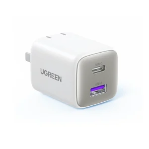 UGREEN 35108 35W USB C Nexode 2-Ports GaN Fast Charger US Plug White