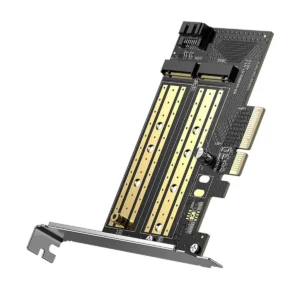 UGREEN 70504 M.2 NVMe to PCI-E 3.0 Express Card with M.2 SATA