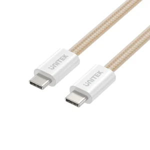 UNITEK 100W Magnetic USB-C Cable (1 Meter) PD3.0 Fast Charging, Nylon Braided Double-Braided, E-Marker Chip