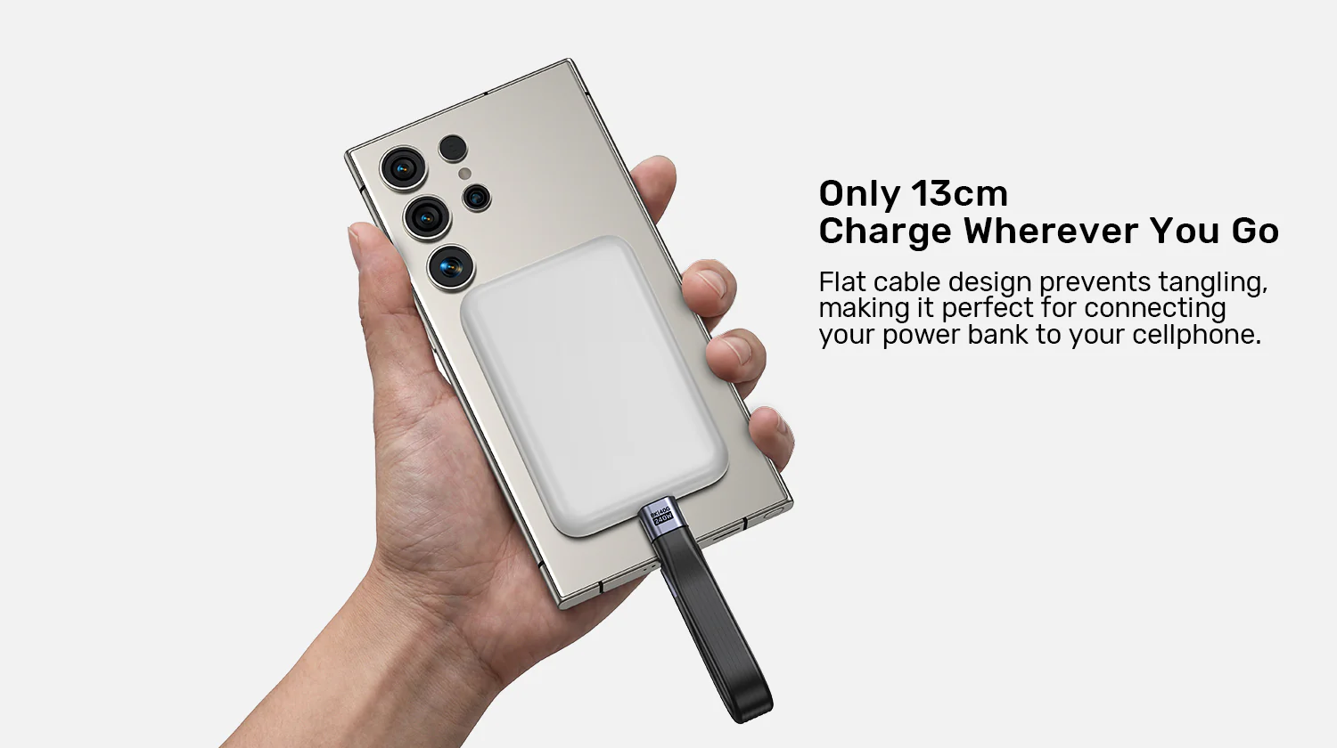 UNITEK USB4 Keychain Cable, 240W PD3.1 Fast Charging (0.13 Meter) 40Gbps Data Transfer, 8K@60Hz Video Thunderbolt 4 Compatible