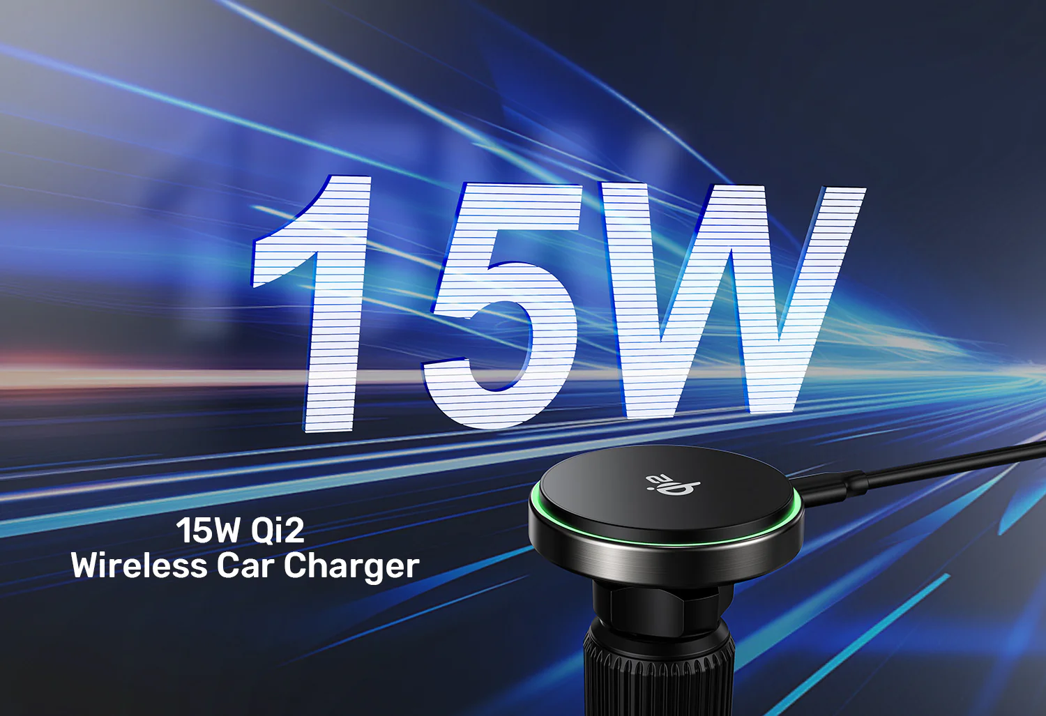 UNITEK Qi2 Magnetic 15W MagSafe Fast Wireless Car Charger Compatible with Horizontal and Vertical Air Vents