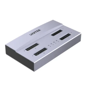 UNITEK USB4 4-Bay M.2 SSD Docking Station, 40Gbps Total Speed 1-to-3 Offline Clone, Supports 2230 to 22110 NVMe PCIe SSDs