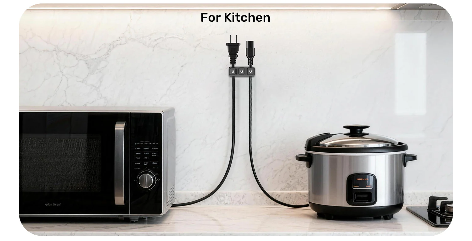 UNITEK T1117ABK01 Cable Management for Desk Office Home Travel