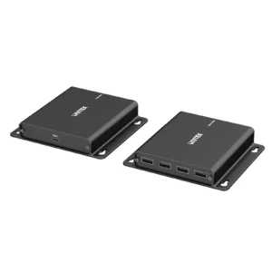 UNITEK 150M USB Extender Over Ethernet with 4-Port Hub, POC Over Cat6 Up to 150 Meters, 480Mbps High-Speed Data Transfer