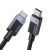 Buy UGREEN 55764 PD Fast Charging 60W USB C to USB C Cable (0.5 Meter) Braided for iPhone 17 Pro Max/16 Online in Pakistan - UGREEN PK