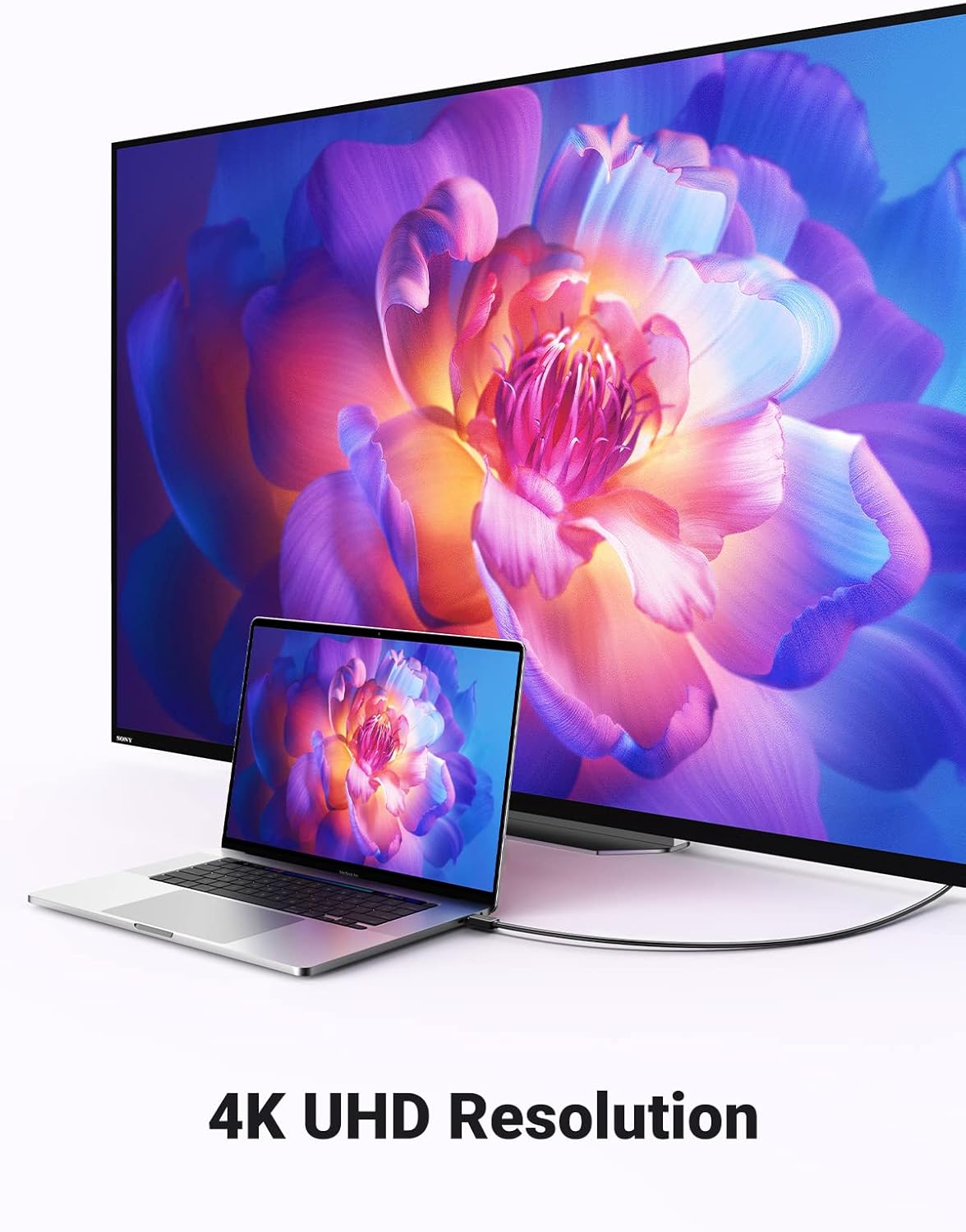 Buy UGREEN 10204 4K@30Hz UHD DisplayPort to HDMI Cable (5 Meter) DP to HDMI Male-to-Male Video Cord with 3D Support for Desktop PCs, Monitors, & HDTVs Online in Pakistan - UGREEN PK