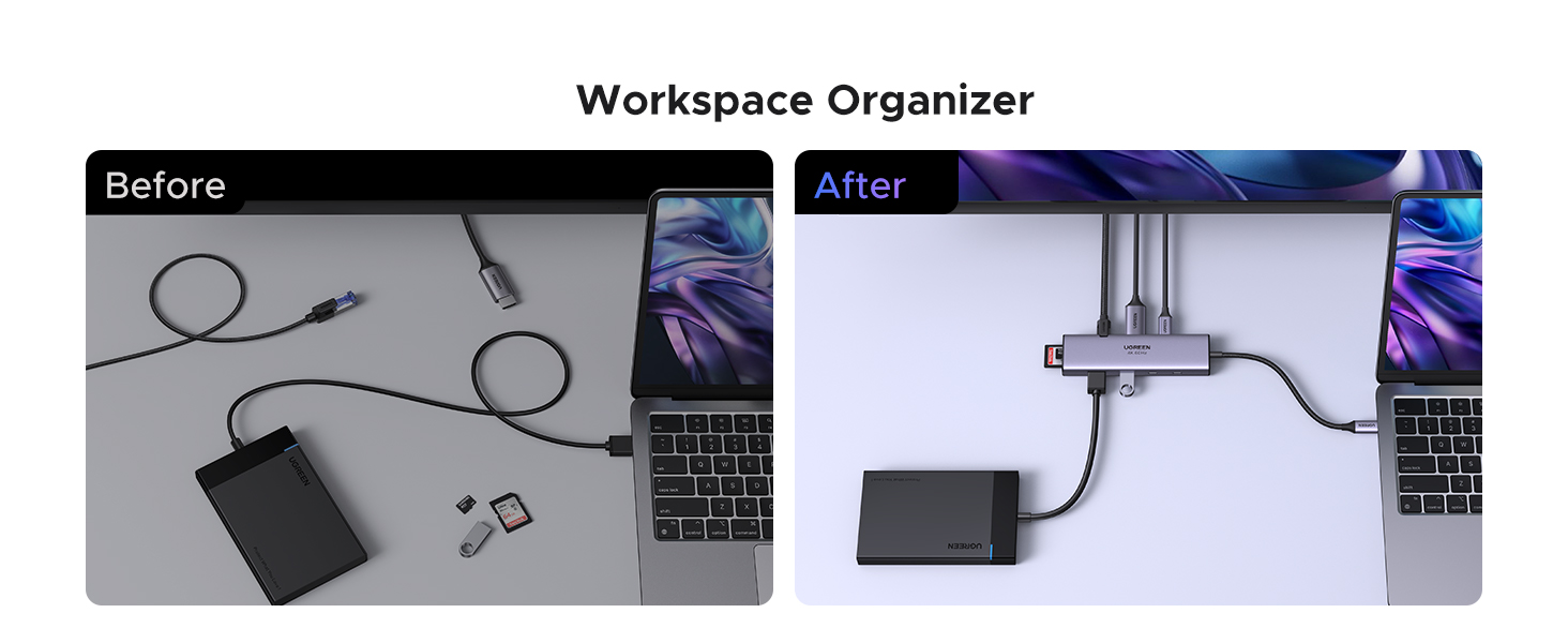 UGREEN 15375 USB-C Hub Price in Pakistan Buy UGREEN 15375 Revodok 9 in 1 USB C Hub Gigabit Ethernet Adapter 4K@60Hz HDMI 008 Online in Pakistan - UGREEN PK