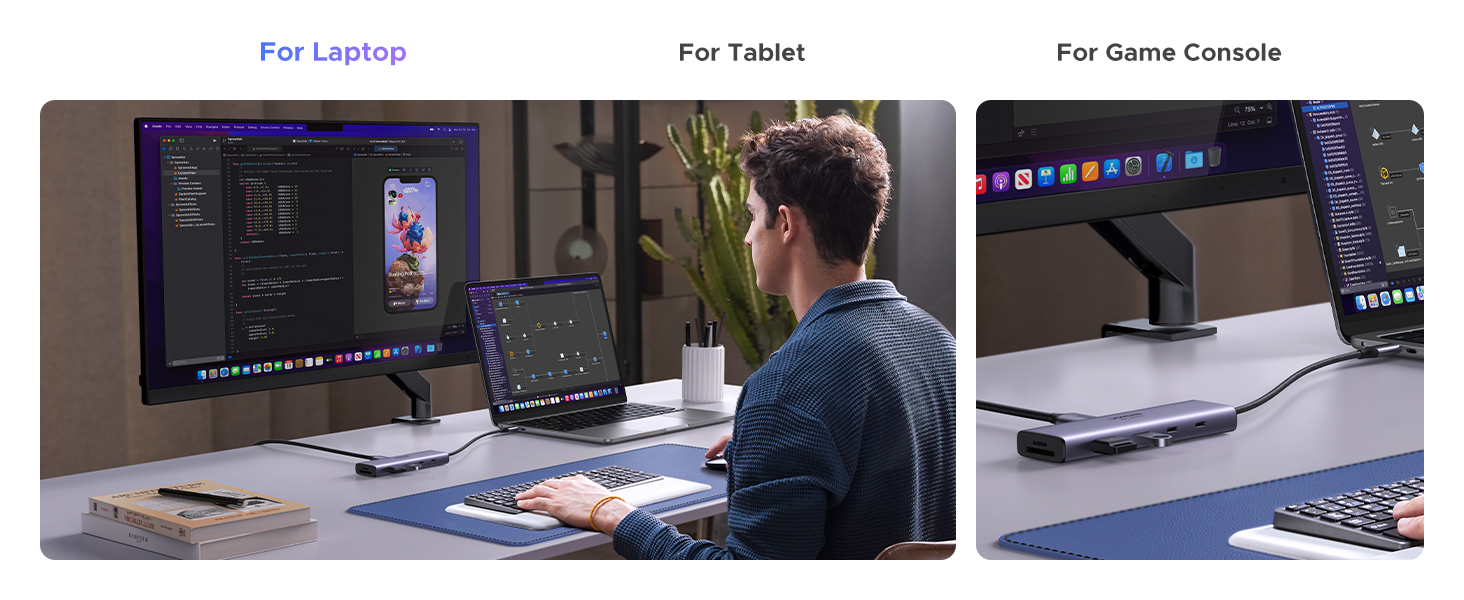 UGREEN 15375 USB-C Hub Price in Pakistan Buy UGREEN 15375 Revodok 9 in 1 USB C Hub Gigabit Ethernet Adapter 4K@60Hz HDMI 011 Online in Pakistan - UGREEN PK