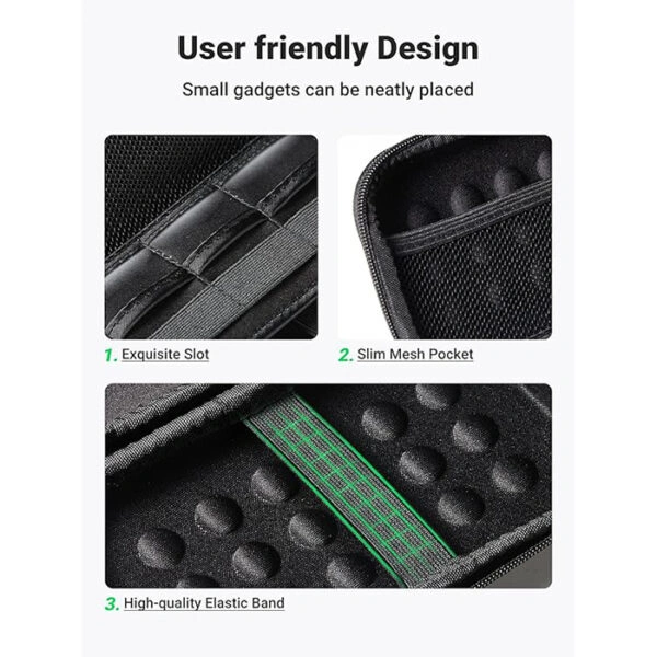 Buy UGREEN 40707 External Hard Drive Case Bag Travel Electronic Accessories Organizer Bag 04 Online in Pakistan - UGREEN PK