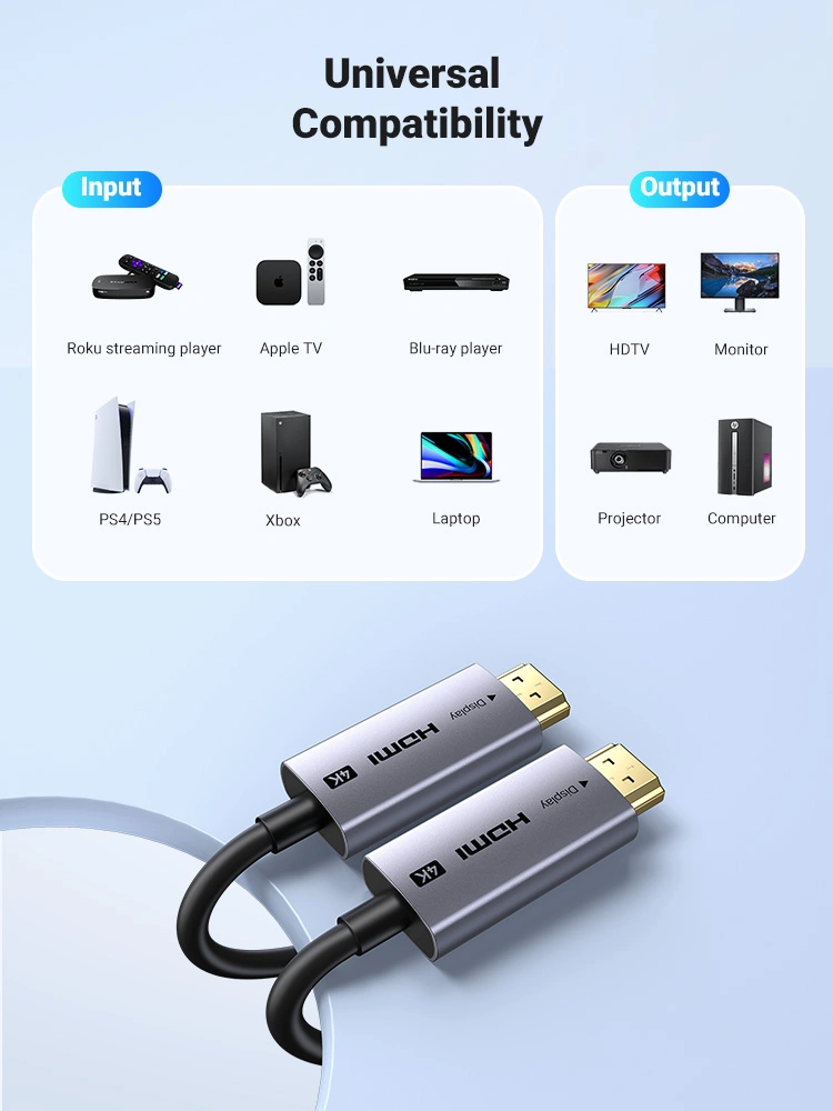 Buy UGREEN 45503 AOC 4K HDMI 2.0 Fiber Optic Cable 10 Meter 06 Online in Pakistan - UGREEN PK