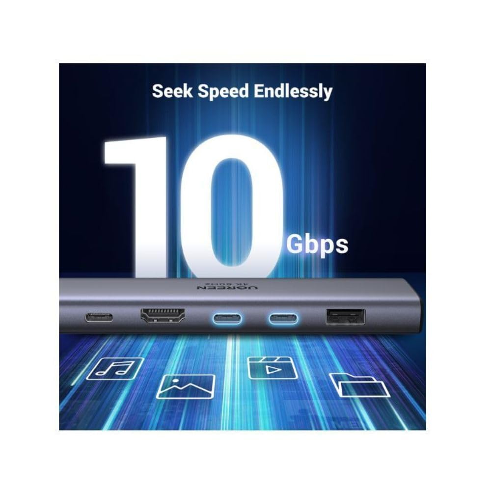 Buy UGREEN 45521 7 in 1 USB C Hub 4K HDMI Multiport Adapter 06 Online in Pakistan - UGREEN PK