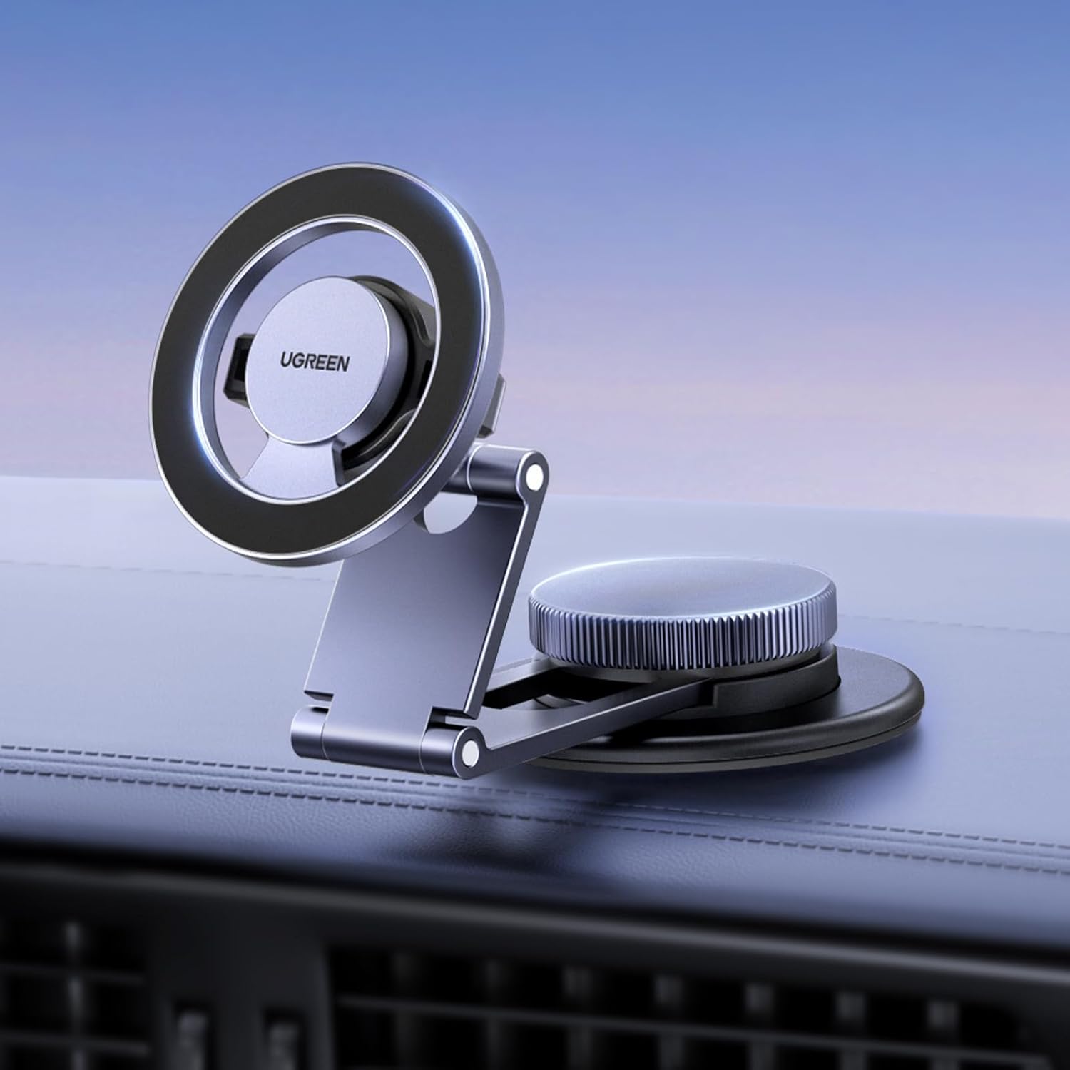 Buy UGREEN 45577 Magsafe Car Mount 360° Rotation Magnetic Phone Holder for iPhone 17/16/15/14/13/12 Series Online in Pakistan - UGREEN PK