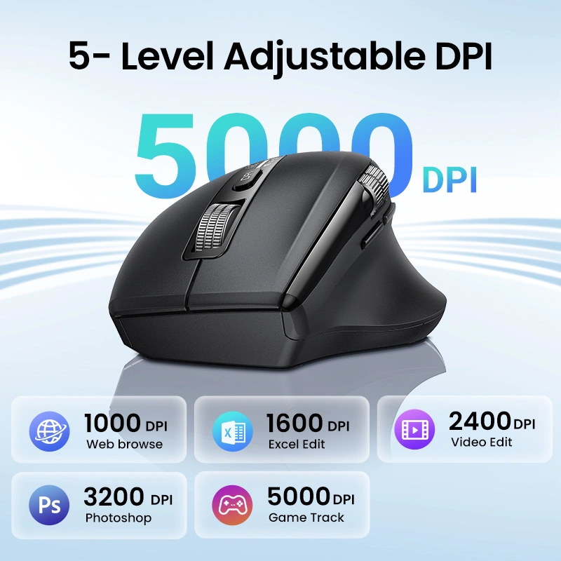 Buy UGREEN 45792 Wireless Mouse Scrolling Master with Ultra fast Speed Black UGREEN Pakistan 05 Online in Pakistan - UGREEN PK