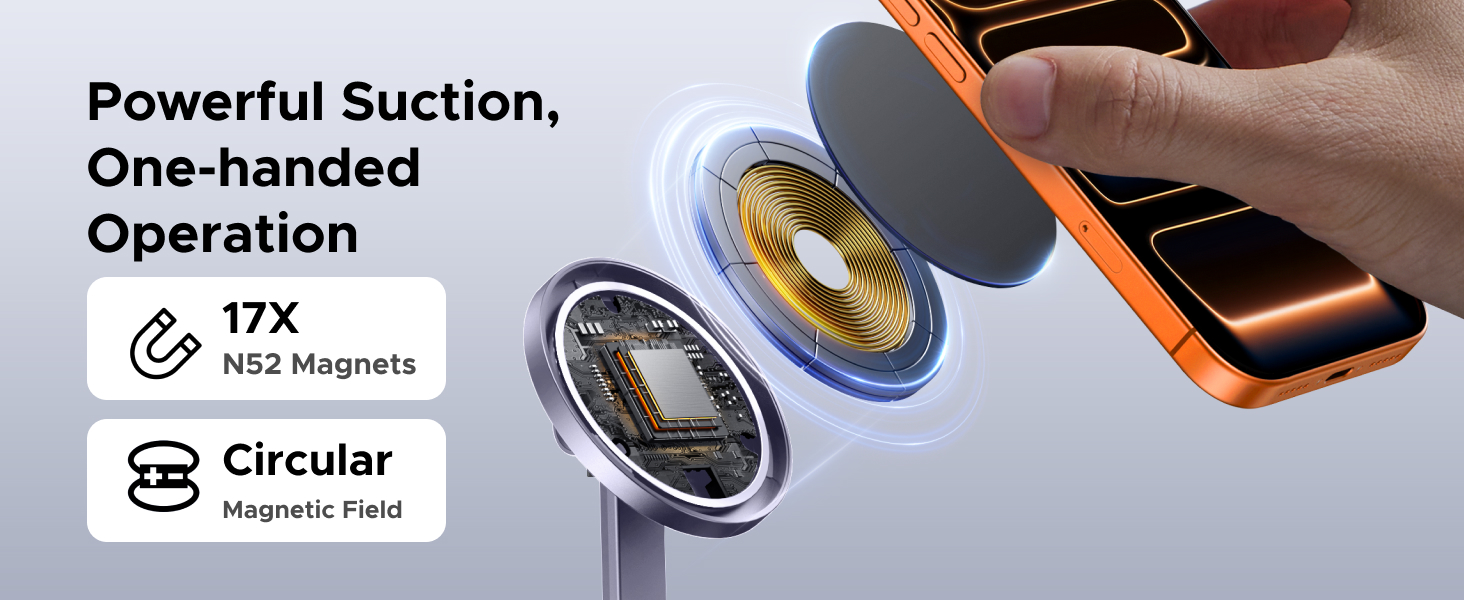 UGREEN 65229 Magnetic 360° Rotation Phone Stand for MagSafe, Height Adjustable for iPhone 17 Air 16 Pro 15 Pro Max 14 Plus 13 12 Buy UGREEN 65229 Magnetic 360° Rotation Phone Stand for MagSafe, Height Adjustable for iPhone 17 Air 16 Pro 15 Pro Max 14 Plus 13 12 Online in Pakistan - UGREEN PK