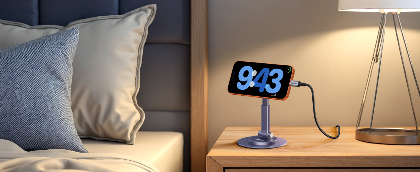 UGREEN 65229 Magnetic 360° Rotation Phone Stand for MagSafe, Height Adjustable for iPhone 17 Air 16 Pro 15 Pro Max 14 Plus 13 12 Buy UGREEN 65229 Magnetic 360° Rotation Phone Stand for MagSafe, Height Adjustable for iPhone 17 Air 16 Pro 15 Pro Max 14 Plus 13 12 Online in Pakistan - UGREEN PK
